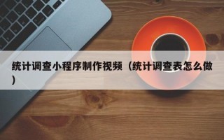 驻马店统计调查小程序制作视频（统计调查表怎么做）